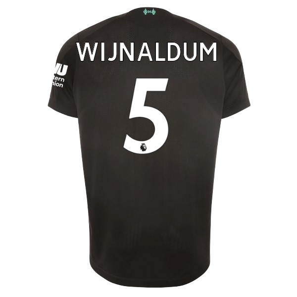 Camiseta Liverpool NO.5 Wijnaldum 3ª 2019/20 Negro